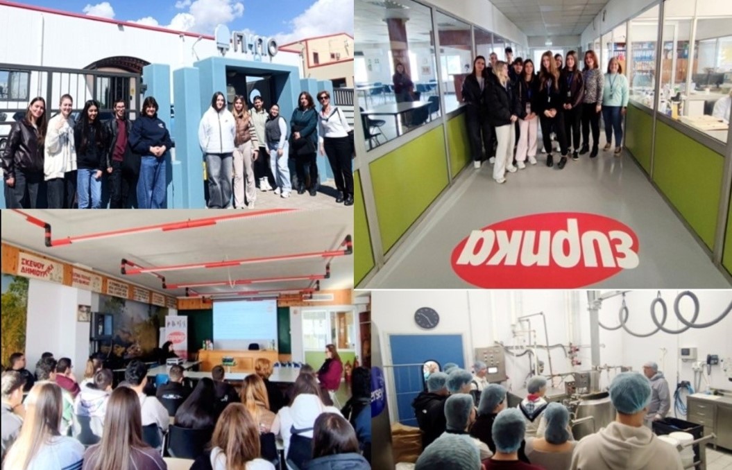 Εκπαιδευτική επίσκεψη του 1ου ΕΠΑΛ Βόλου στην ΕΥΡΗΚΑ και στα παγωτά ΠΗΛΙΟ
