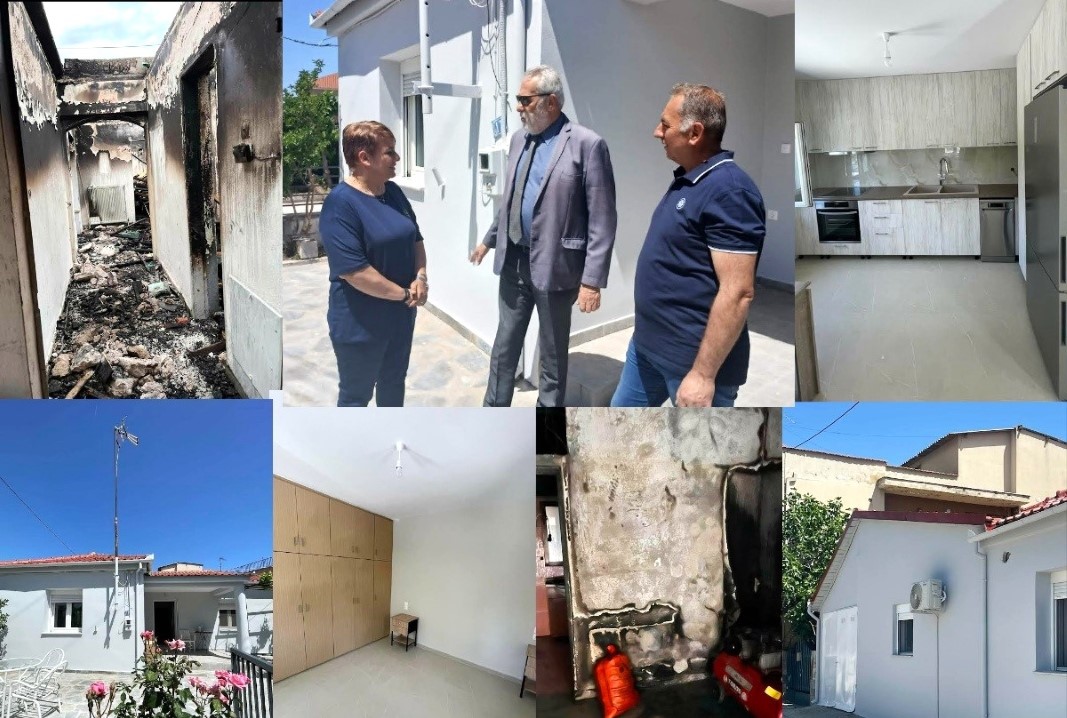 Καινούργιο σπίτι σε πυρόπληκτη οικογένεια του Αλμυρού παρέδωσε ο Δήμαρχος Δημ. Εσερίδης – Το κοινωνικό πρόσωπο του Δήμου αποτελεί χειροπιαστή πραγματικότητα