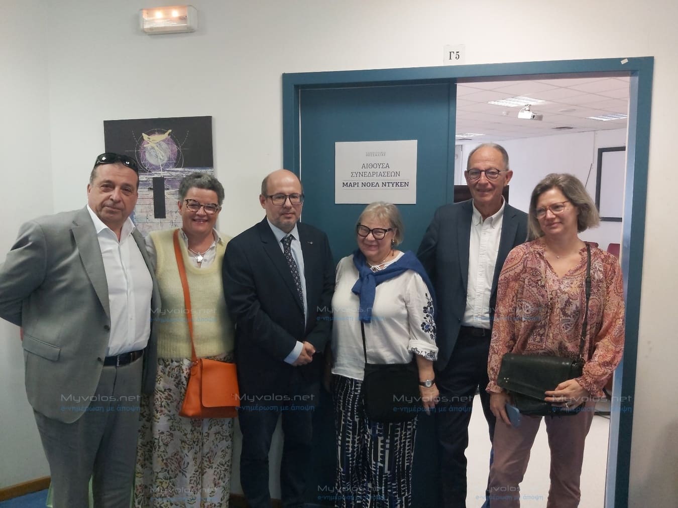 Κρατάει ζωντανή τη μνήμη της Μαρί Νοέλ Ντυκέν το Πανεπιστήμιο Θεσσαλίας – Συγκινητική εκδήλωση ονοματοδοσίας στο Τμήμα Χωροταξίας στον Βόλο (pics & vid)
