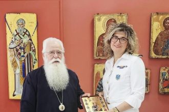 Επίσκεψη της νέας Λιμενάρχη Βόλου στον Σεβ. Μητροπολίτη Δημητριάδος