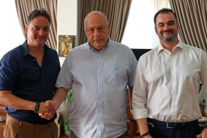 Επίσκεψη στον Δήμαρχο Βόλου από τον νέο Πρόεδρο και τον νέο Γραμματέα του Εμπορικού Συλλόγου Βόλου