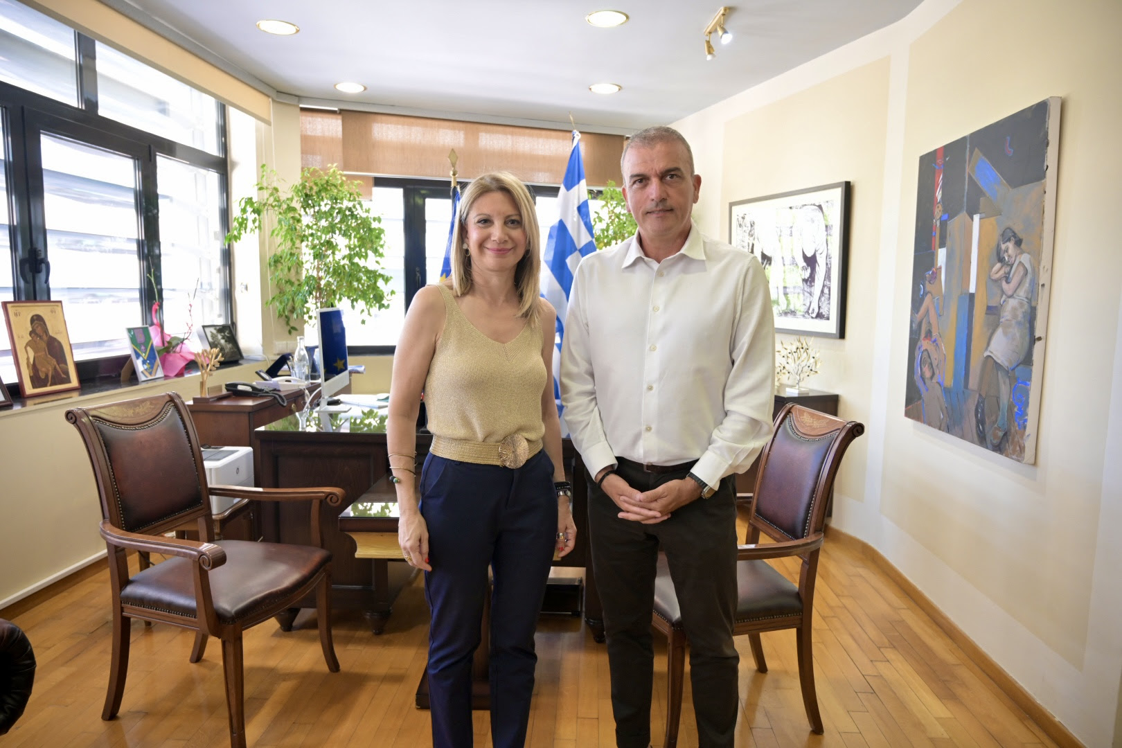 Επίσκεψη της Προέδρου του Κινήματος «Ελπίδα για την Δημοκρατία» στη Θεσσαλία