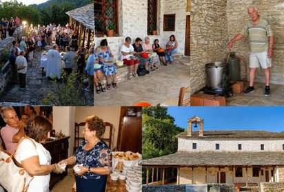 Αναβίωσε και φέτος στον Άγιο Γεώργιο Νηλείας Πηλίου το έθιμο της παραδοσιακής φάβας από κουκιά