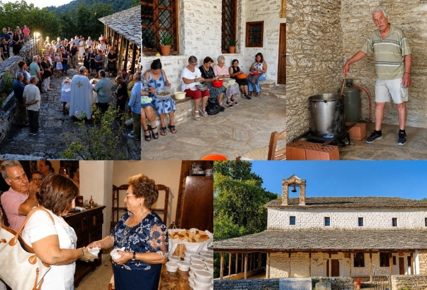 Αναβίωσε και φέτος στον Άγιο Γεώργιο Νηλείας Πηλίου το έθιμο της παραδοσιακής φάβας από κουκιά