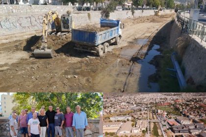 Δηλώσεις, φωτογραφίες, video, αυτοψίες, drone στον καθιερωμένο καθαρισμό του χειμάρρου Κραυσίδωνα στον Βόλο από την Περιφέρεια Θεσσαλίας