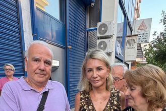 Βράβευση της Ζ. Μακρή από την «Αλληλεγγύη» – 14η Εθελοντική Αιμοδοσία