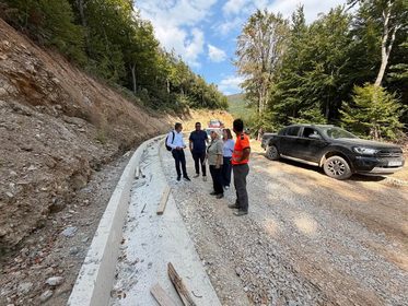 Αυτοψία της Αντιπεριφερειάρχη Άννας Μαρίας Παπαδημητρίουστο έργο “παράκαμψη χιονοδρομικού Πηλίου”