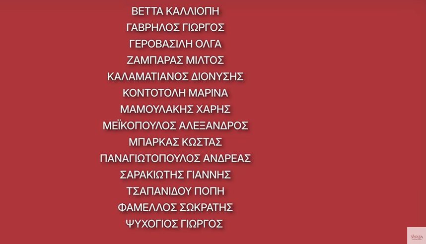 Με βίντεο ζητά ο ΣΥΡΙΖΑ πίσω τις έδρες από τους βουλευτές του που ανεξαρτητοποιήθηκαν – Έληξε η προθεσμία αξιοπρέπειας – Oρισμένες πολιτικές συναλλαγές δεν έχουν διεκπεραιωθεί…