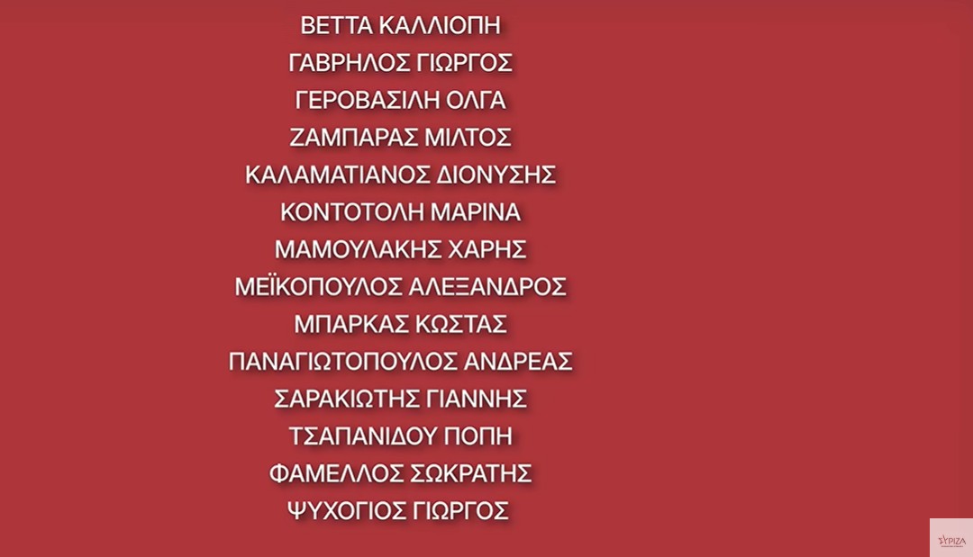 Με βίντεο ζητά ο ΣΥΡΙΖΑ πίσω τις έδρες από τους βουλευτές του που ανεξαρτητοποιήθηκαν – Έληξε η προθεσμία αξιοπρέπειας – Oρισμένες πολιτικές συναλλαγές δεν έχουν διεκπεραιωθεί…